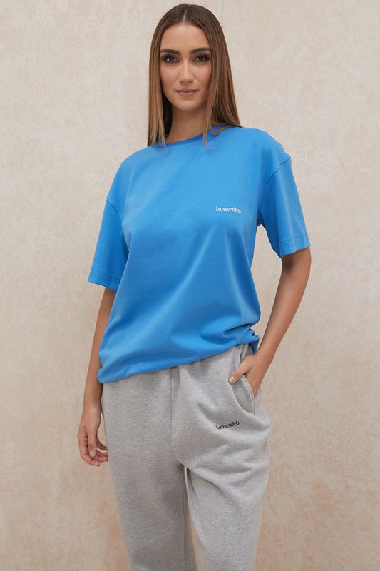 Blue House Of Cb Oversized Cotton Jersey T Shirts | OFJ-150297