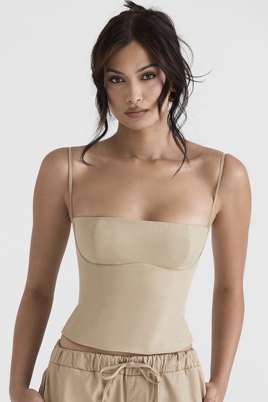 Brown House Of Cb Structured Corset | KBN-069831