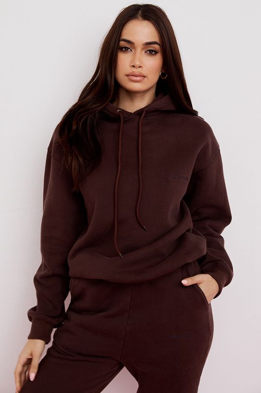 Chocolate House Of Cb Oversized Hoodie | TCJ-713524