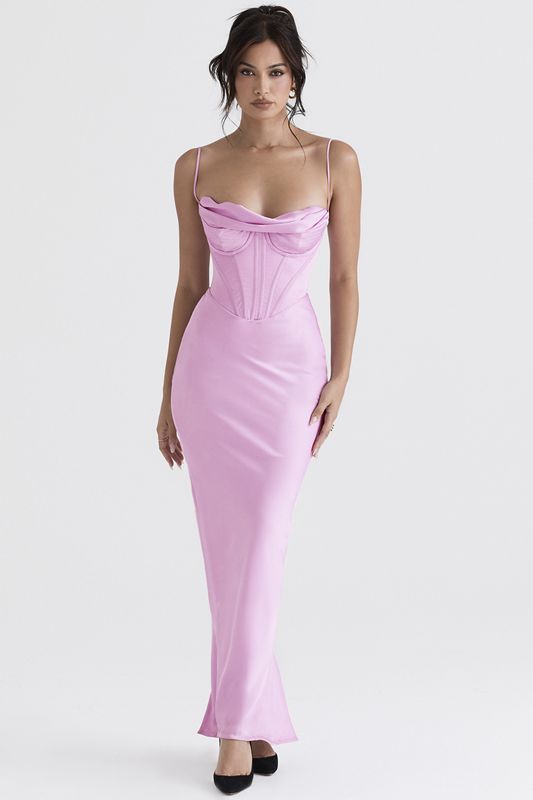 Pink House Of Cb Maxi Dress | VGC-917536