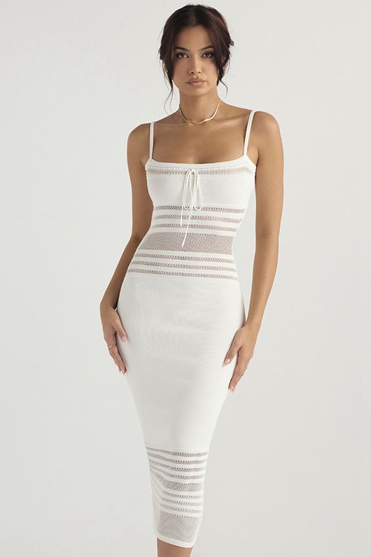 White House Of Cb Dainty Knit Midi Dress | ISO-167489