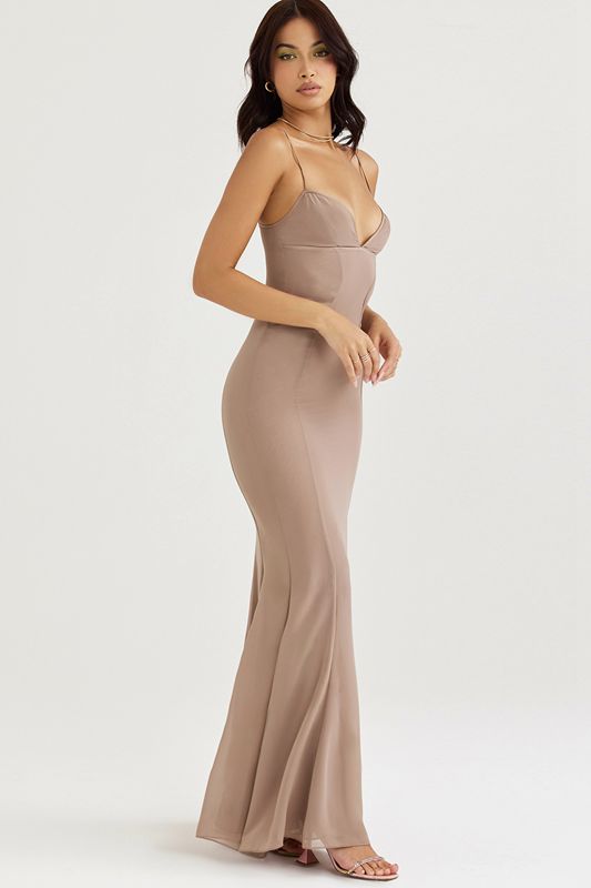 Beige House Of Cb Maxi  Dress | NEC-874365