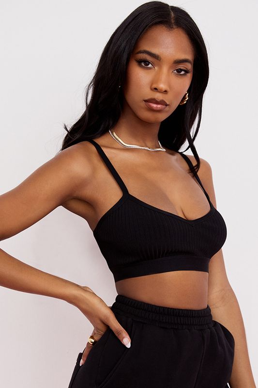 Black House Of Cb Bandage Bras | LXN-825791