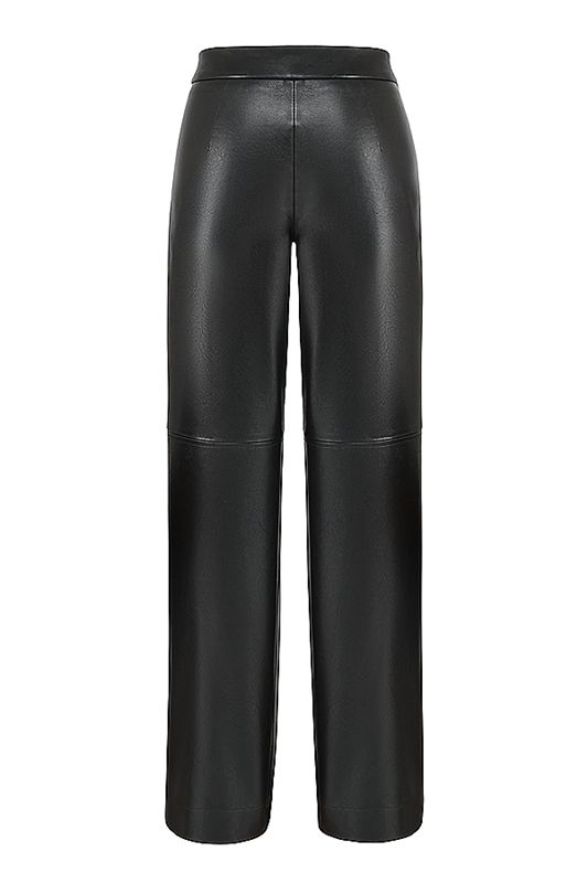 Black House Of Cb Vegan Leathers Pants | FQM-593427