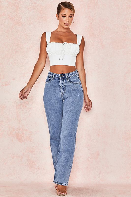 Blue House Of Cb Fit High Waist Jeans | PTY-401698