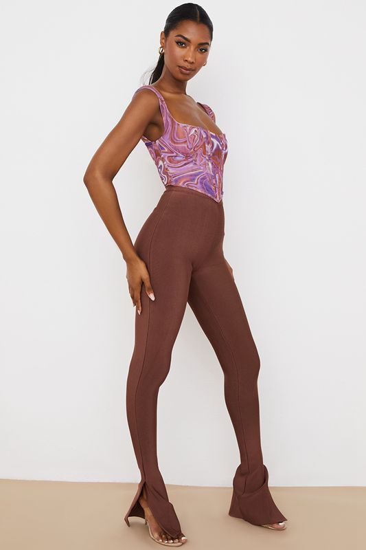 Chocolate House Of Cb High Waisteds Pants | NIH-572384