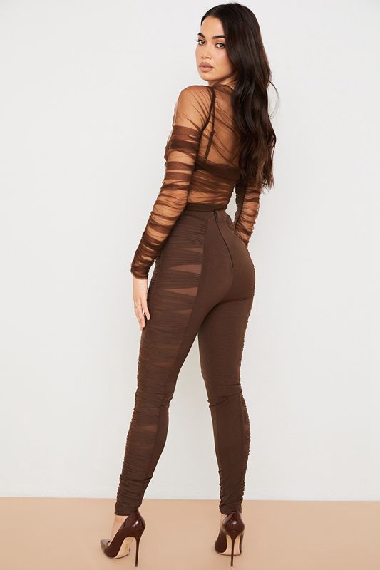 Chocolate House Of Cb Layered Meshs Pants | JXK-490258