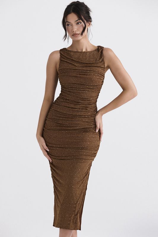 Coffee House Of Cb Crystallised Maxi Dress | XUE-784625