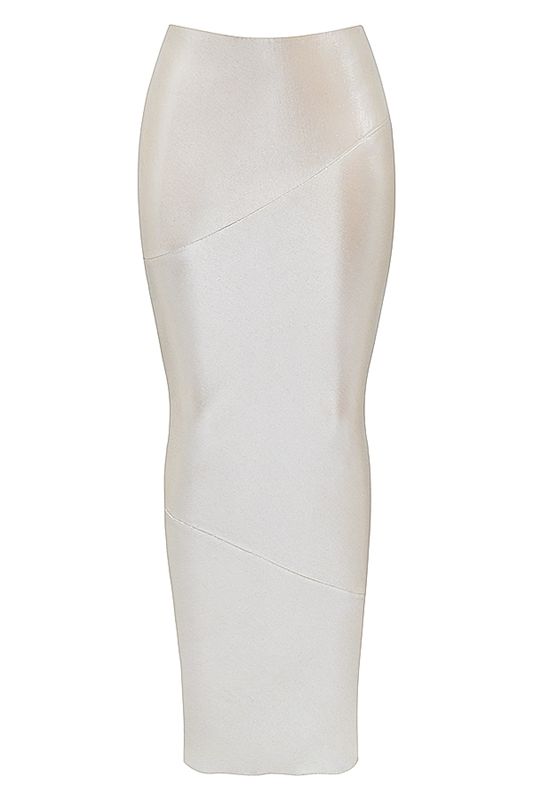 Cream House Of Cb Champagne Midi Skirts | XNW-619752