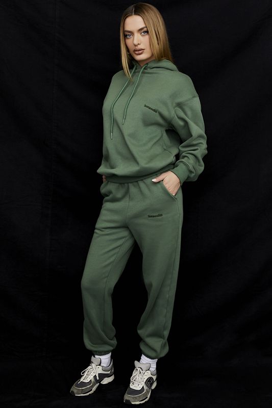 Green House Of Cb Fleece Back Pants | XEN-489175