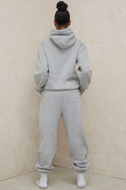 Grey House Of Cb Fleece Back Pants | OAW-318904