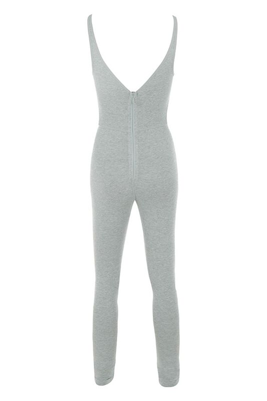 Grey House Of Cb Soft Loungewear Jumpsuit | TIX-476953