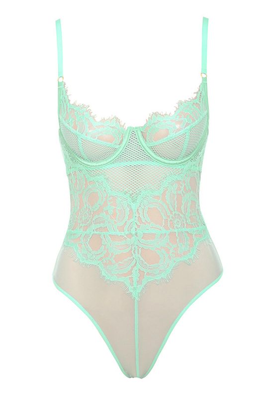 Mint House Of Cb Lace  Bodysuit | BPY-386105