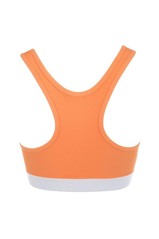 Orange House Of Cb Neon Orange Cropped Tops | FRX-650723