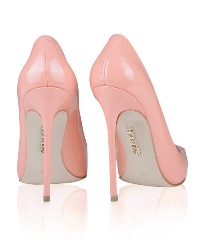 Pink House Of Cb Pink Patent Leather Pointy Toe Heels | XJT-867514