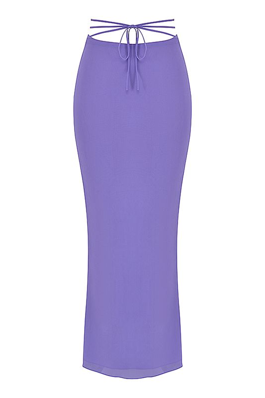 Purple House Of Cb Cutout Maxi Skirts | PXR-845021