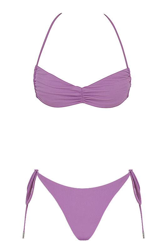 Purple House Of Cb Halter  Bikinis | NKT-260531