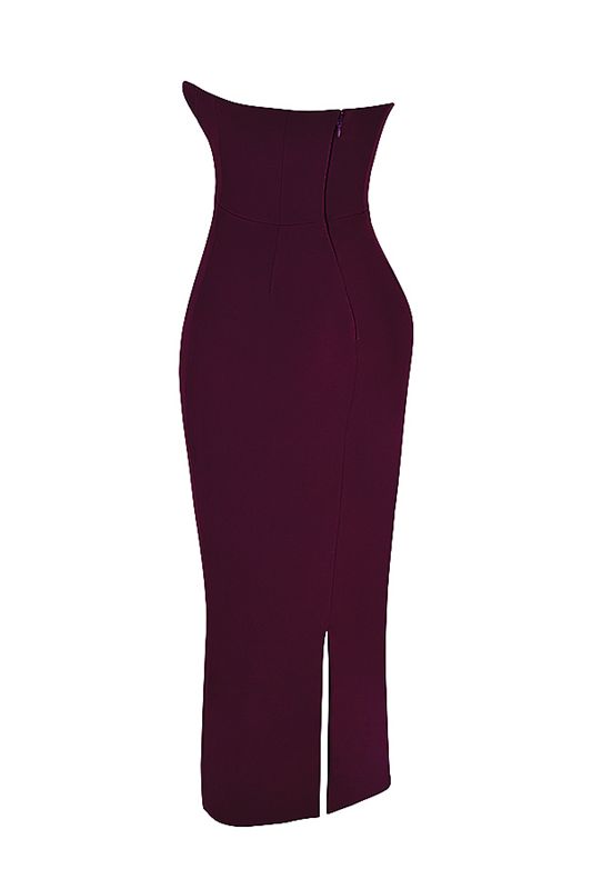 Purple House Of Cb Strapless Maxi Dress | UFT-342650