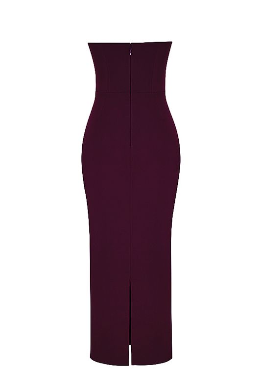 Purple House Of Cb Strapless Maxi Dress | UFT-342650