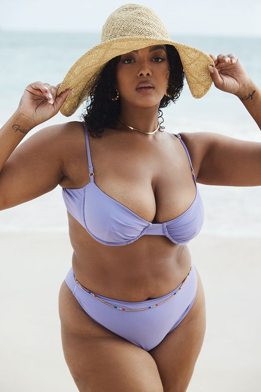 Purple House Of Cb Underwired  Bikinis | HQJ-079318