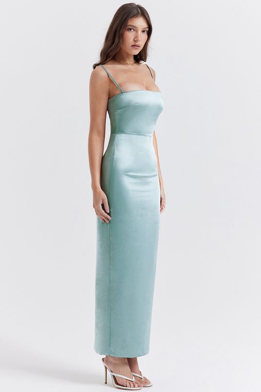 Turquoise House Of Cb Jade Maxi Dress | FBJ-731928