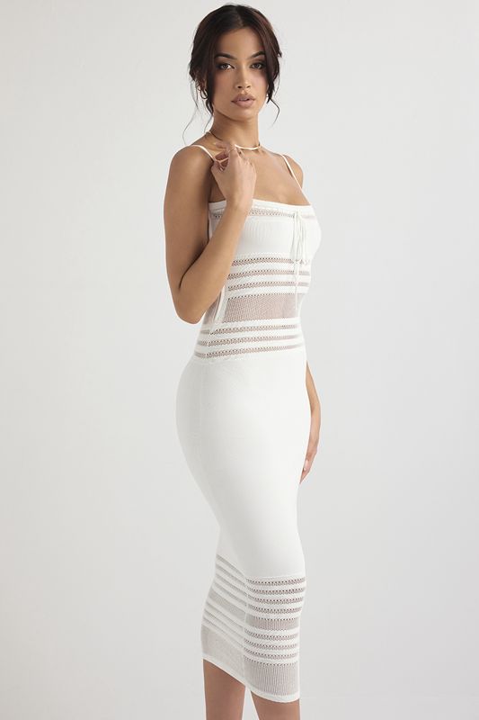 White House Of Cb Dainty Knit Midi Dress | ISO-167489