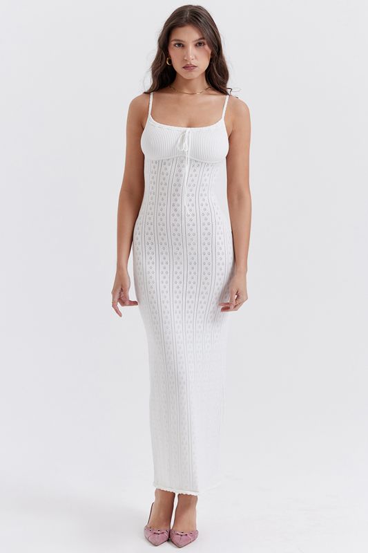 White House Of Cb Knit Maxi Dress | KBA-826437