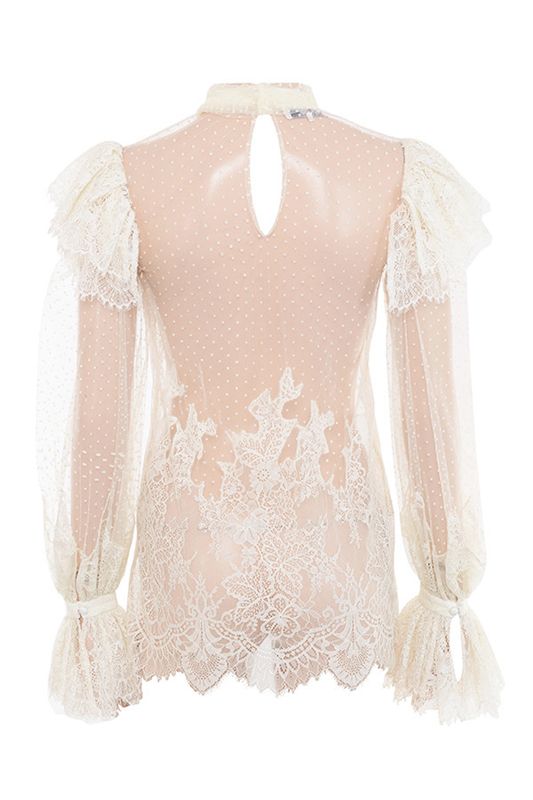 White House Of Cb Lace Blouse Tops | CPL-602859