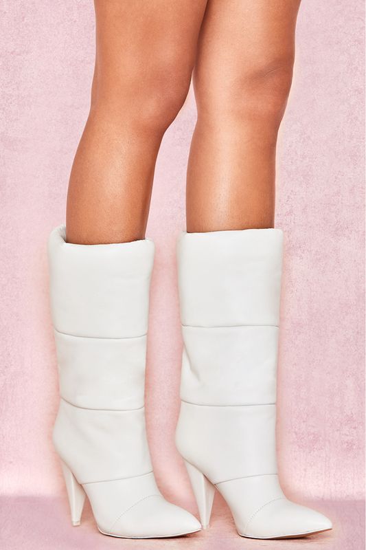 White House Of Cb Leather Puffa Boots | RXC-954123