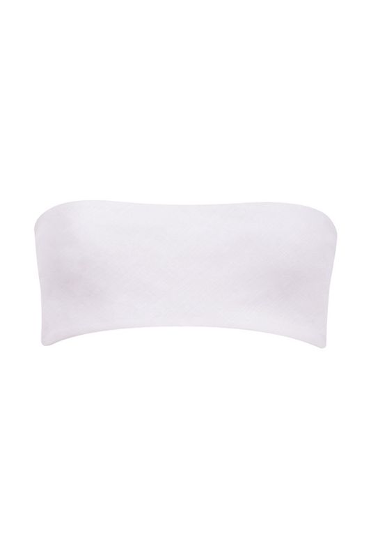 White House Of Cb Linen Mix Bandeau Tops | YVG-073821