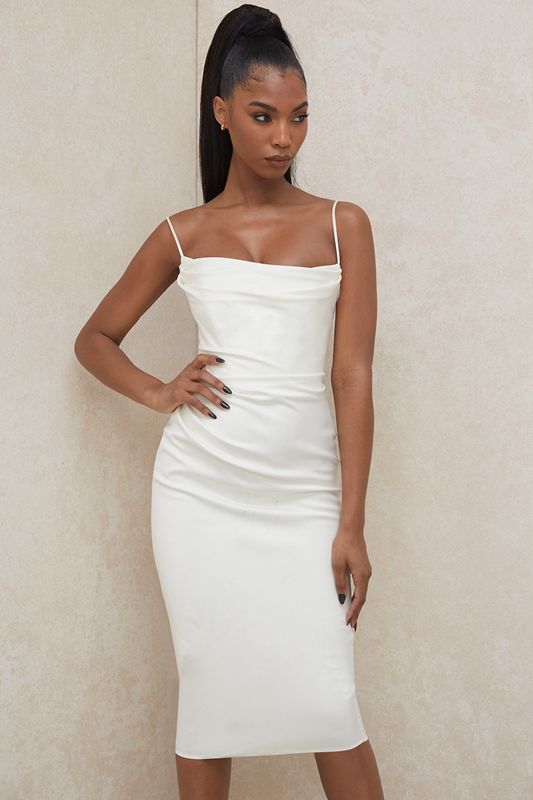 White House Of Cb Satin  Dress | TUL-136097