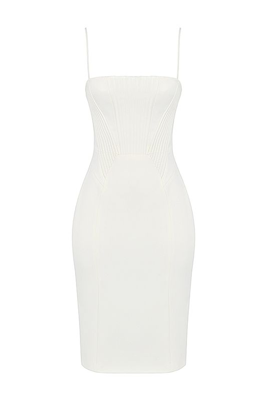 White House Of Cb Satin  Midi Dress | VFL-415209